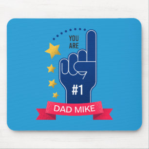 Mousepad Dia de os pais Personalizado de Nome Personalizado