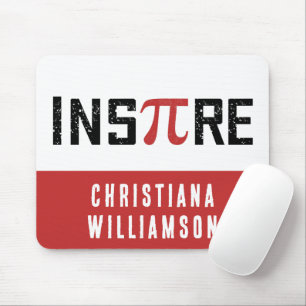 Mousepad Dia de Pi InsPire Personalizado Presentes de Mat