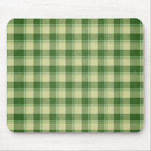 Mousepad Dia de Santa Xadrez Verde