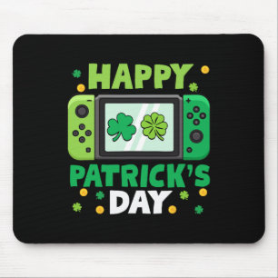 Mousepad Dia de São Patrício Controladora Vídeo Jogo Crianç
