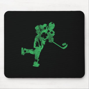 Mousepad Dia de São Patrício de Hóquei Rapazes Irlandeses D