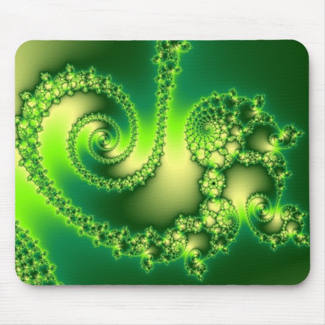 Mousepad Dia de São Patrício Fractal (Frente)