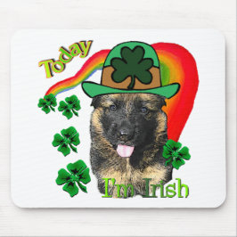 Mousepad Dia de São Patrício german shepherd