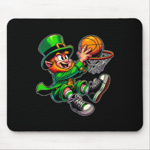 Mousepad Dia de São Patrício Irish Leprechaun Sketll Player