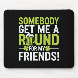Mousepad Dia de São Patrício Orgulho Irlandês Desfile do Tr