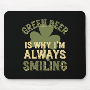 Mousepad Dia de São Patrício Orgulho Irlandês Desfile do Tr