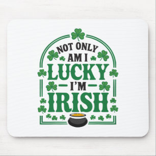 Mousepad Dia de São Patrício Treta do Trevo Irlandês Irland