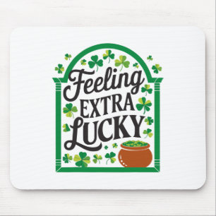 Mousepad Dia de São Patrício Treta do Trevo Irlandês Irland