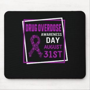 Mousepad Dia de Sensibilização para a Sobredosagem de Medic