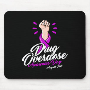 Mousepad Dia de Sensibilização para a Sobredosagem de Medic