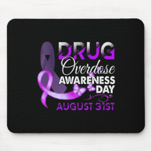 Mousepad Dia de Sensibilização para a Sobredosagem de Medic