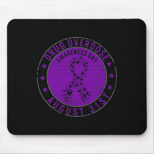 Mousepad Dia de Sensibilização para a Sobredosagem de Medic