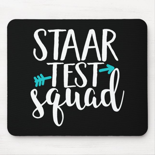 Mousepad Dia de Teste de Professores Elementares do Esquadr (Frente)