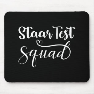 Mousepad Dia de Teste de Professores Engraçado no Esquadrão