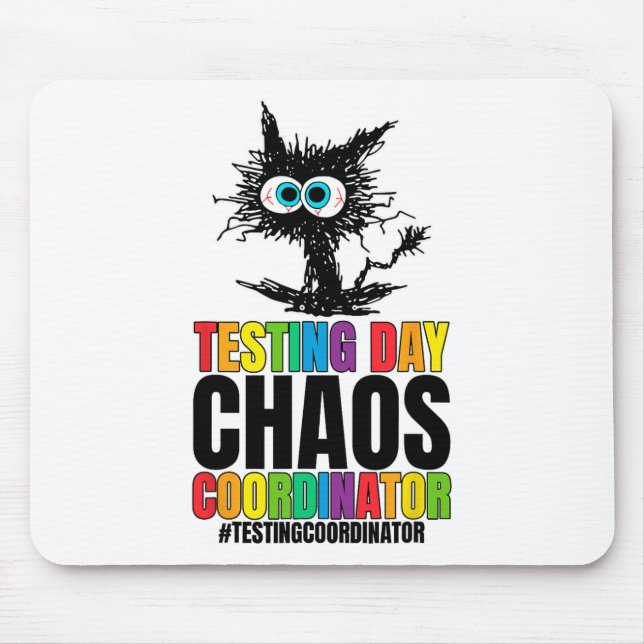 Mousepad Dia de Teste do Professor Coordenador (Frente)
