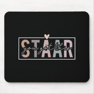 Mousepad Dia de Teste do Professor Exame Leopard Dia de Tes