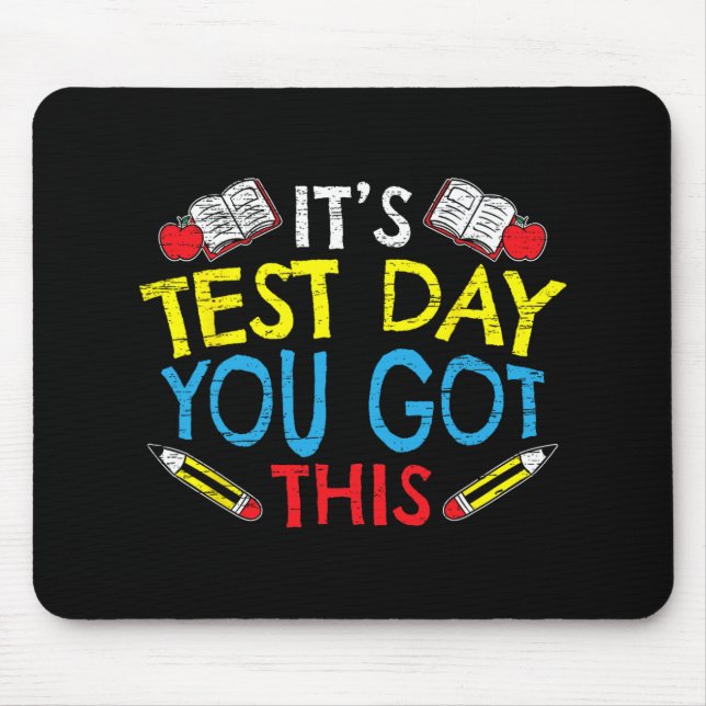 Mousepad Dia De Teste Que Você Recebeu Isto Para Um Profess (Frente)