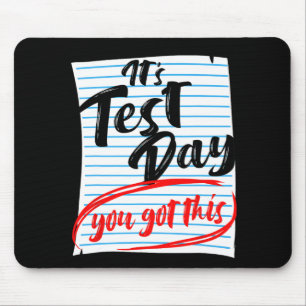 Mousepad Dia De Teste Que Você Teve Este Teste De Professor