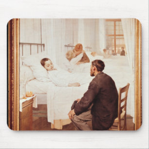 Mousepad Dia de visita no hospital, 1889