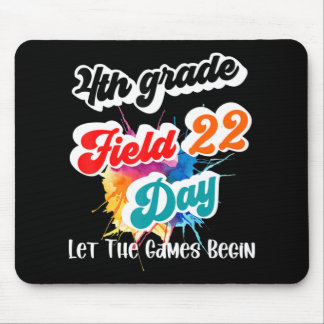 Mousepad Dia do Campo do Quarto Grau 2022 Deixe Os Jogos Co