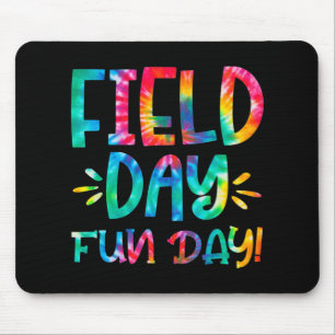 Mousepad Dia do Campo Escolar Diversão Tie Dye Field Day 20