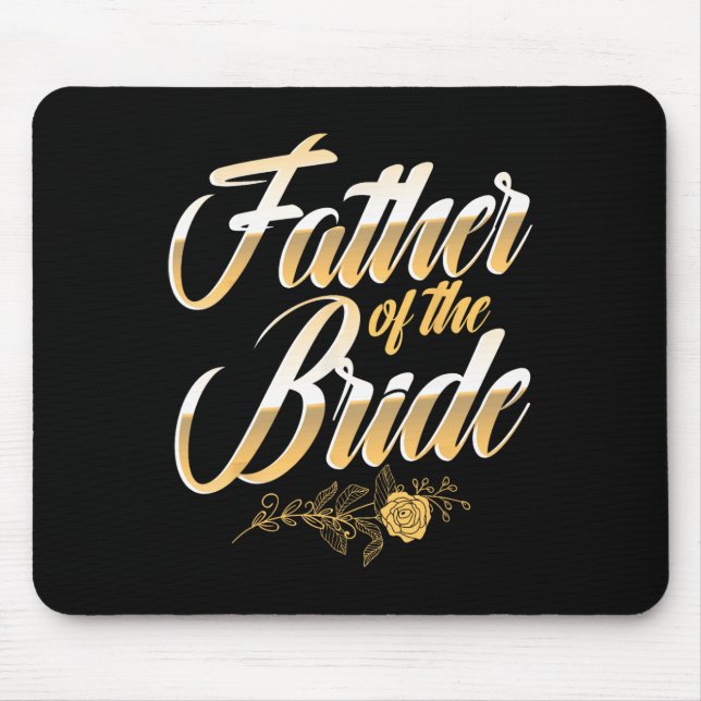 Mousepad Dia do Casamento Pai da Noiva Festa de Solteiro Br (Frente)