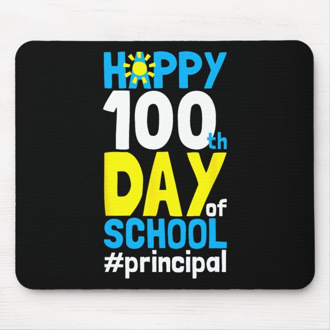 Mousepad Dia Do Diretor Escolar 100 Dias De Escola (Frente)