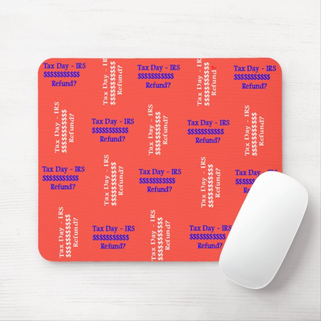 Mousepad Dia do Imposto (Com mouse)
