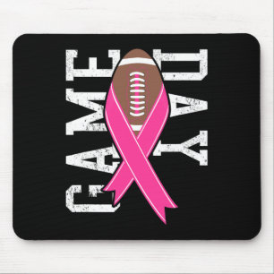 Mousepad Dia do Jogo - Futebol Rosa de Consciência do Cance