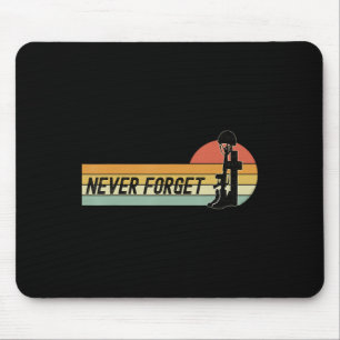 Mousepad Dia do Memorial Lembre nossos Militares Caídos NUN