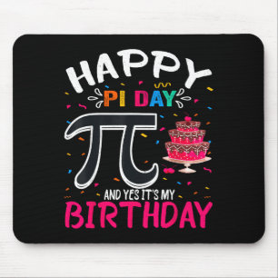Mousepad Dia do Pi Aniversário Amante da Matemática Feliz D
