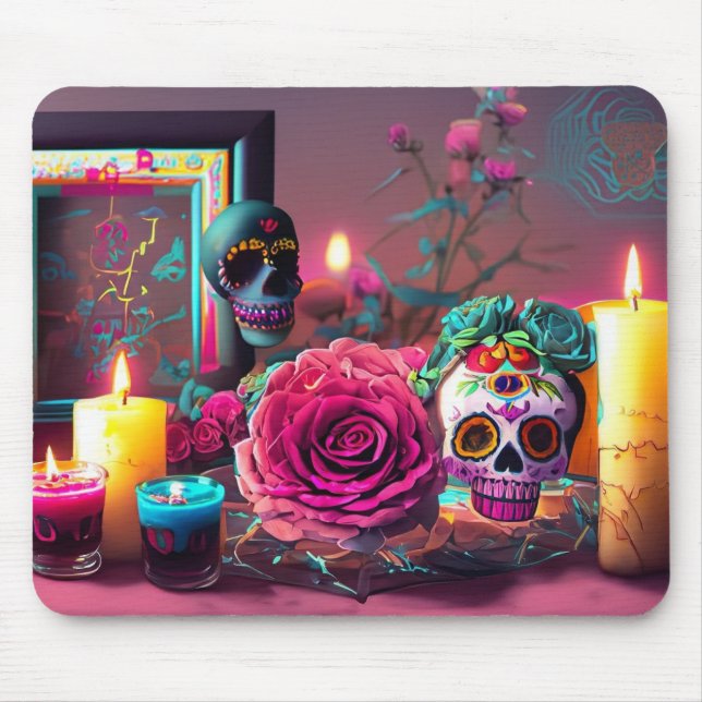 Mousepad Dia dos Mortos (Frente)