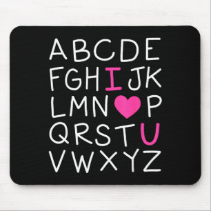 Mousepad Dia Dos Namorados Abc Eu Te Amo Alfabeto Professor