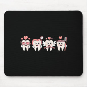 Mousepad dia dos namorados dentista dente engraçado dental