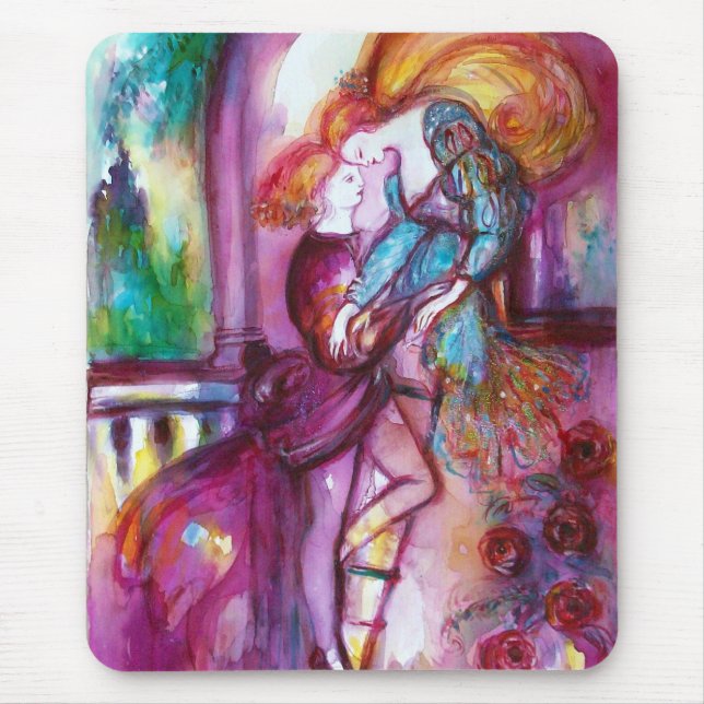 Mousepad Dia dos Namorados Românticos de ROMEO E JULIETA (Frente)