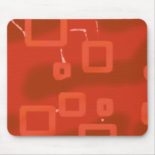 Mousepad Dia dos Namorados Vermelho Geométrico Abstrato Cap