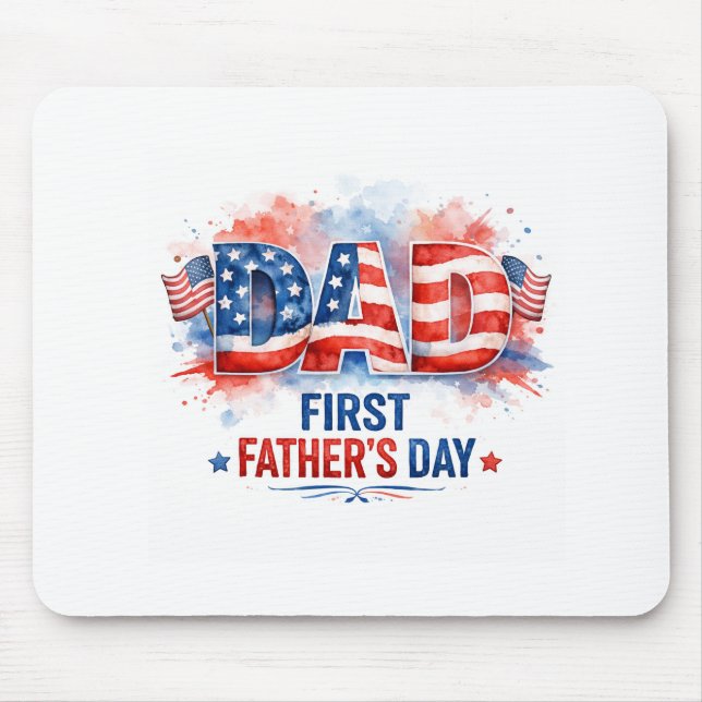 Mousepad Dia dos Pais Patriótico (Frente)