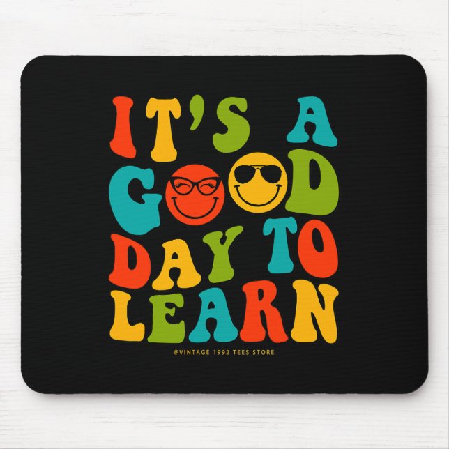 Mousepad Dia dos Professores É Um Bom Dia Aprender Gr (Frente)