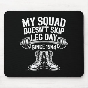 Mousepad Dia dos Veteranos do Exército Pule o Dia da Perna