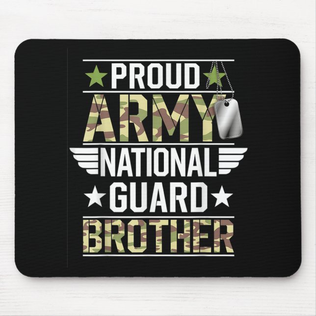 Mousepad Dia dos Veteranos do Guarda Nacional do Exército O (Frente)