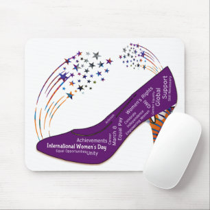 Mousepad Dia Internacional das Mulheres Inspiradas Motivada