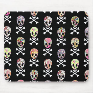 Mousepad Dia Mexicano do Crânio do Morto