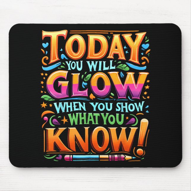 Mousepad Dia Mostra O Que Conhece Professor Não Se Estimula (Frente)