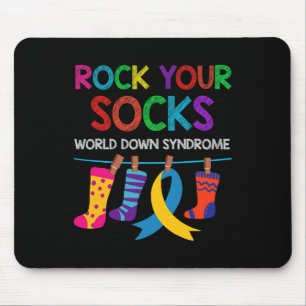 Mousepad Dia Mundial da Síndrome de Down Meninos Meninas Cr