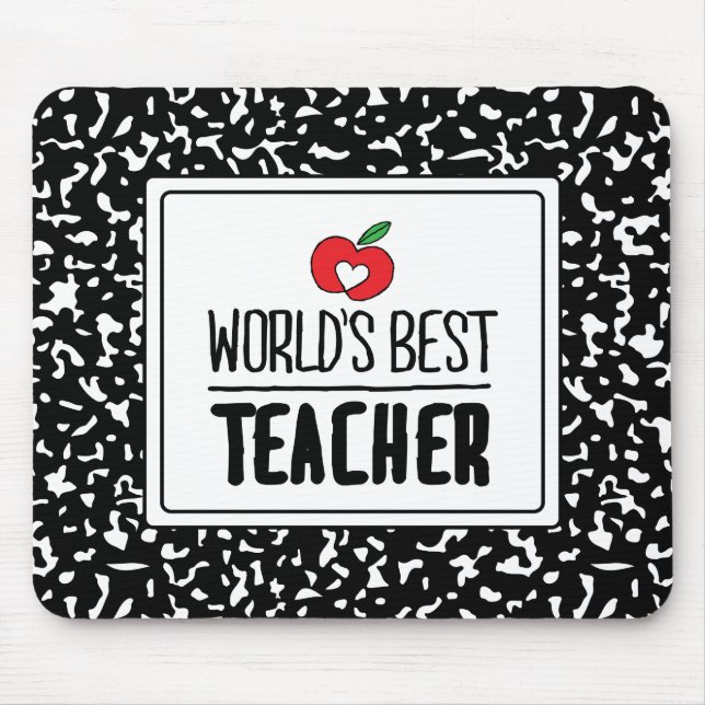 Mousepad Dia Mundial de Professores de Melhor Apreciação (Frente)