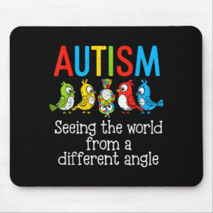 Mousepad Dia Mundial do Autismo Vendo o Mundo de uma Forma