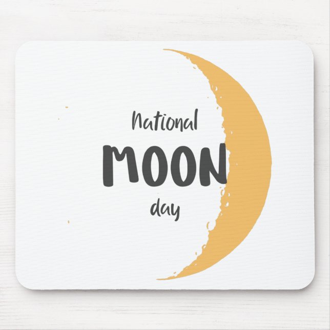 Mousepad Dia Nacional da Lua (Frente)