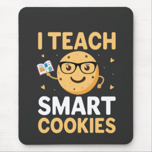 Mousepad Dia Nacional do Biscoito, Eu Ensino Biscoitos Inte