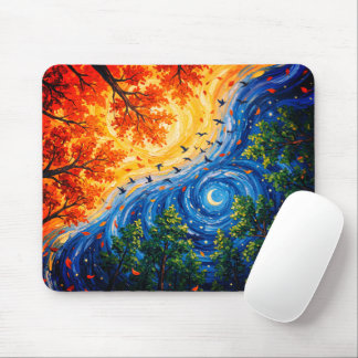 Mousepad Dia Noite Inspirado na Natureza