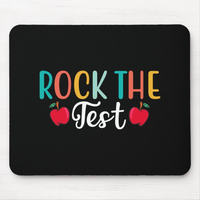 Mousepad Dia Rock O Professor De Teste Dia 1 (Frente)